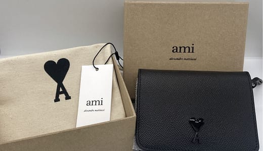 【アミパリス 財布】上質なレザーとスタイリッシュなデザインの融合！スムースレザー コンパクト ウォレット